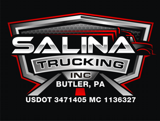 Salina Trucking Inc logo design by coco