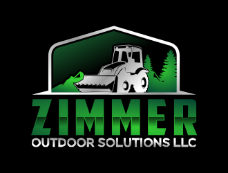 Zimmer outdoor solutions llc logo design by Gwerth