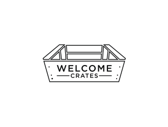 Welcome Crates logo design by logitec