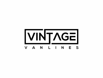 vintage van lines logo design by menanagan