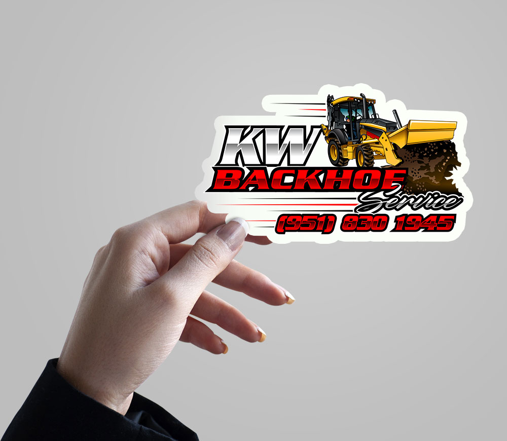 KW Backhoe Service logo design by Frenic