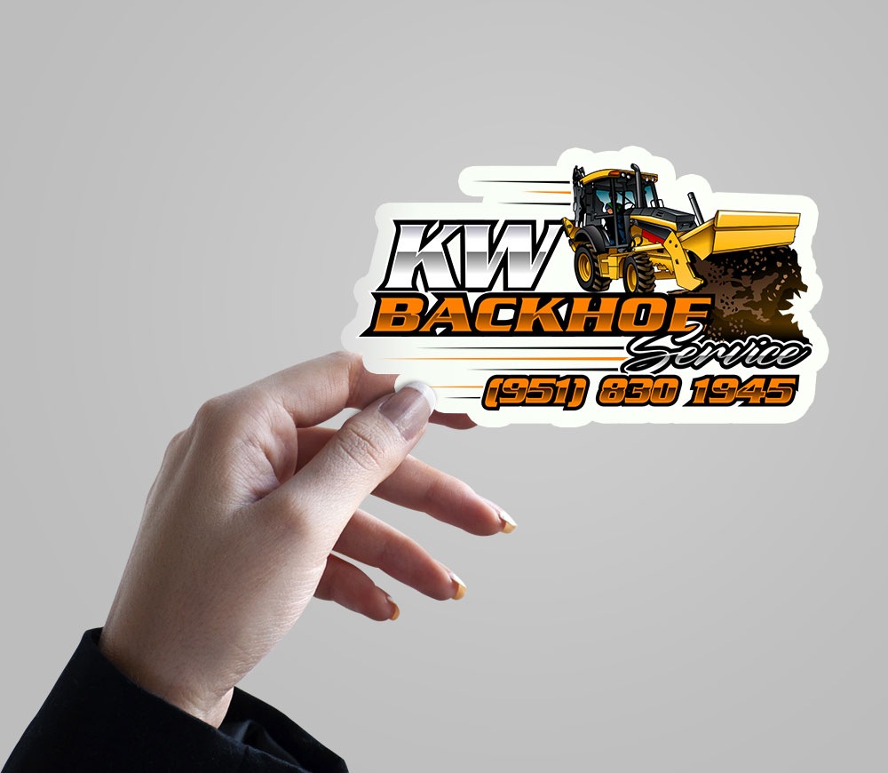 KW Backhoe Service logo design by Frenic