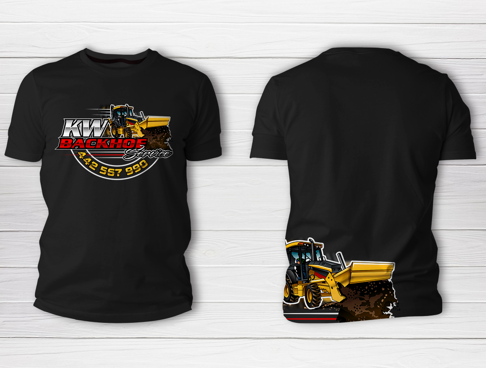 KW Backhoe Service logo design by Niqnish