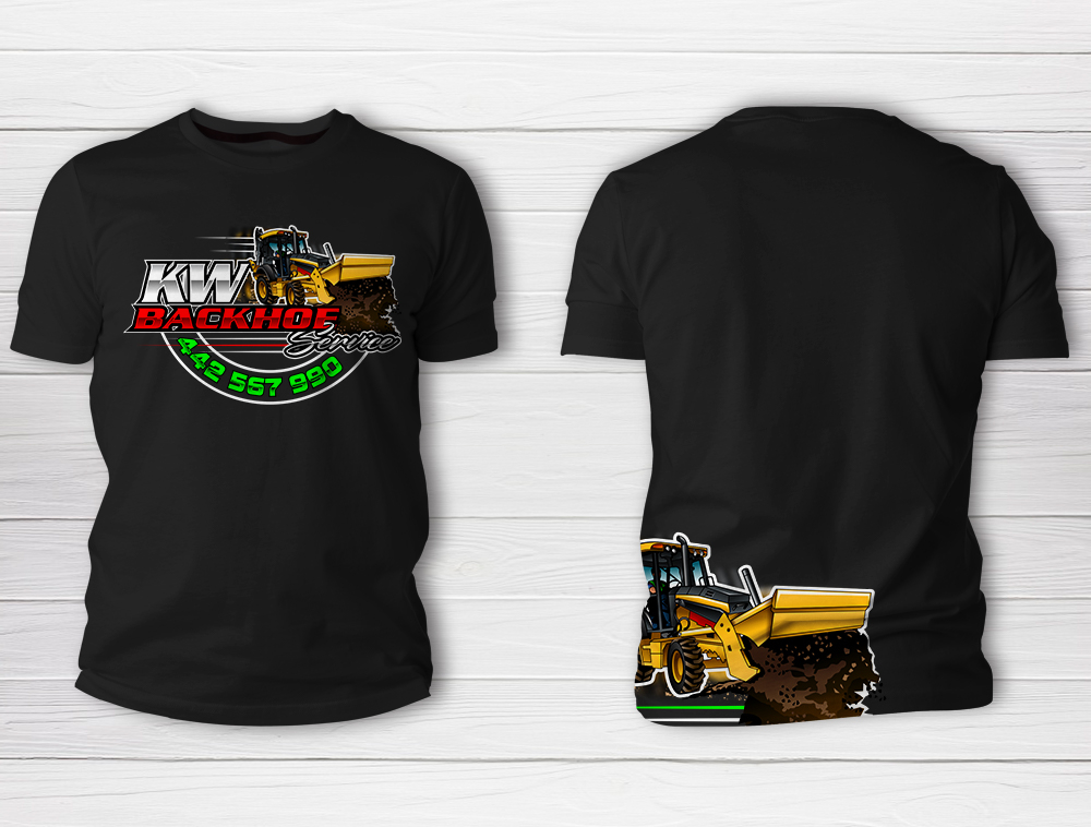 KW Backhoe Service logo design by Niqnish