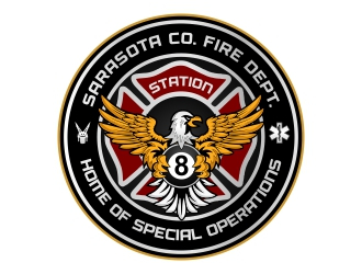 Station 8 logo design by rizuki