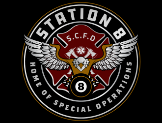 Station 8 logo design by scriotx