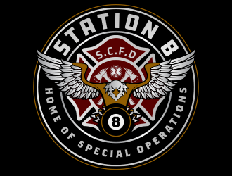 Station 8 logo design by scriotx