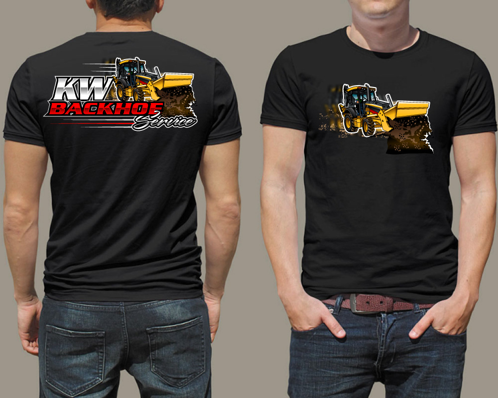 KW Backhoe Service logo design by Boomstudioz