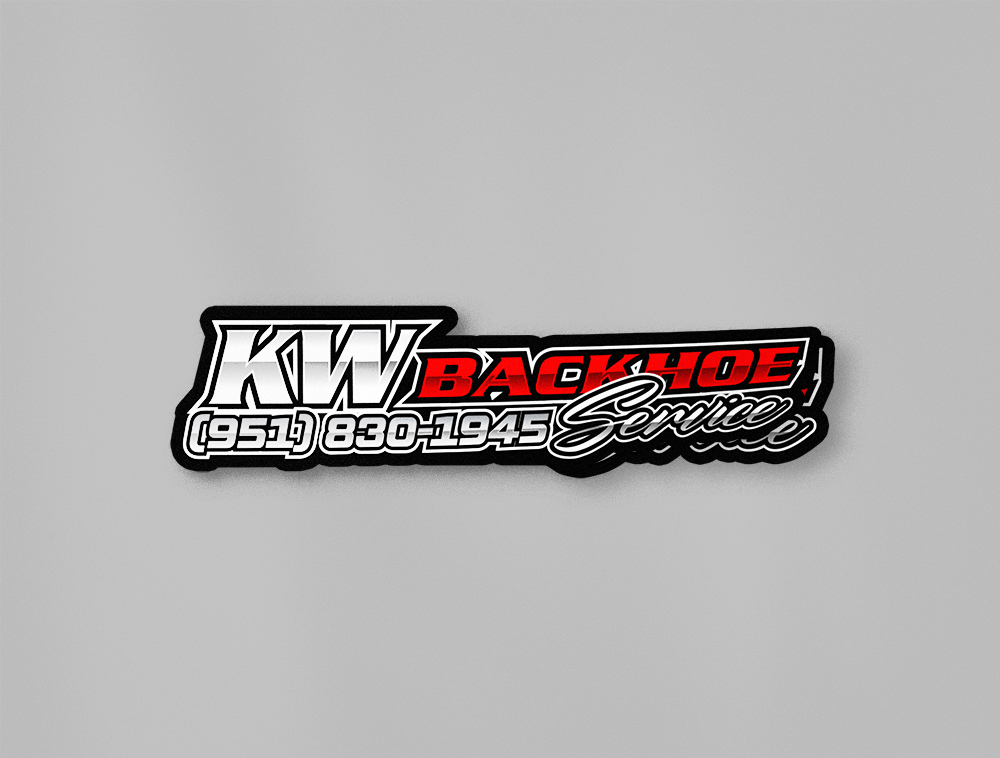 KW Backhoe Service logo design by Niqnish