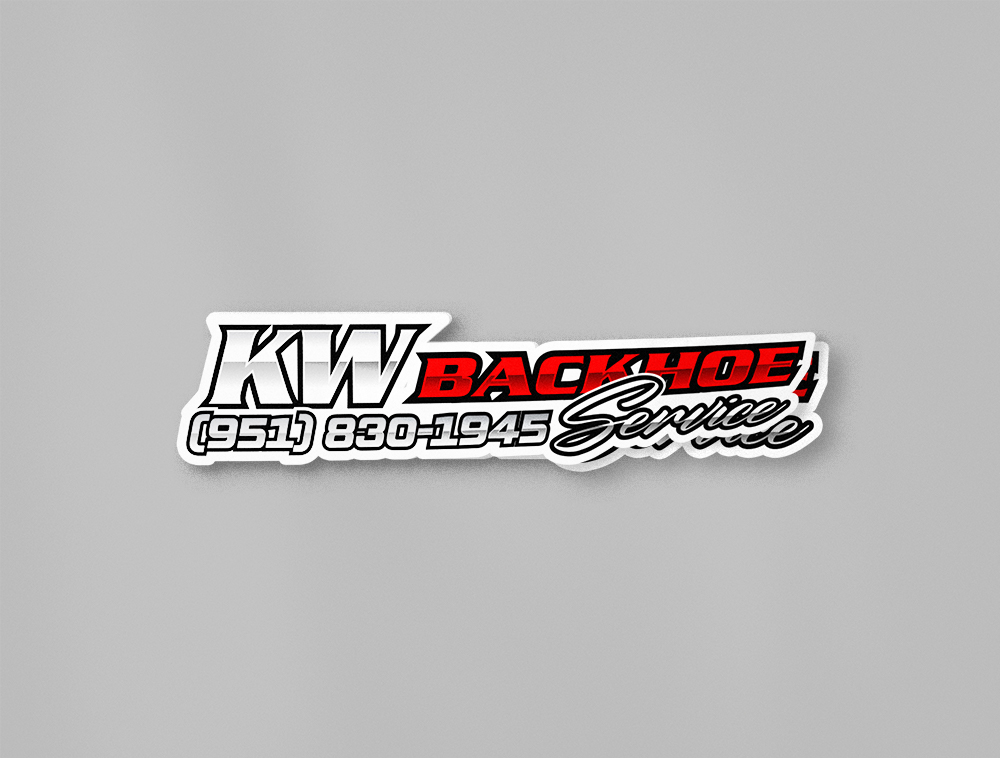 KW Backhoe Service logo design by Niqnish