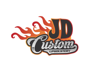 JD Custom Upholstery logo design by AamirKhan