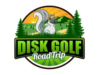 Disc Golf Road Trip logo design by Girly