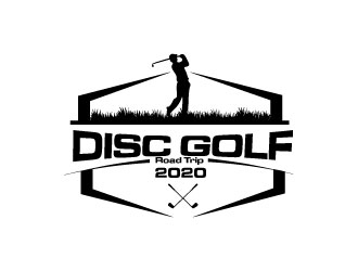 Disc Golf Road Trip logo design by bayudesain88