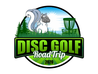 Disc Golf Road Trip logo design by Girly