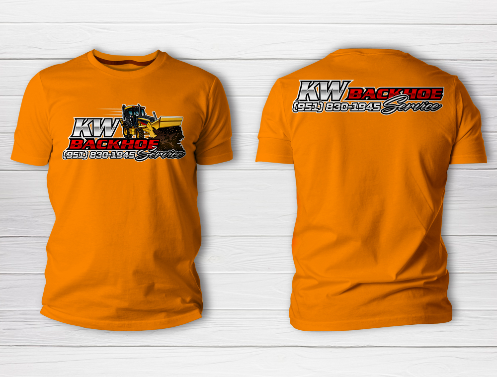 KW Backhoe Service logo design by Niqnish