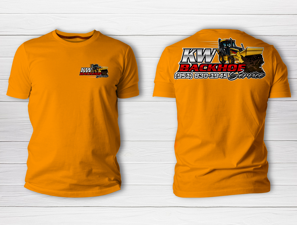 KW Backhoe Service logo design by Niqnish