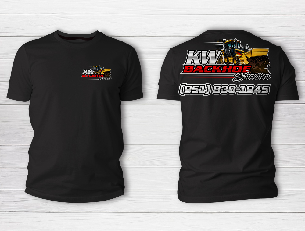 KW Backhoe Service logo design by Niqnish