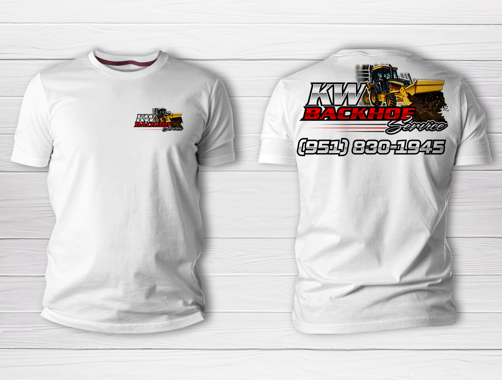 KW Backhoe Service logo design by Niqnish