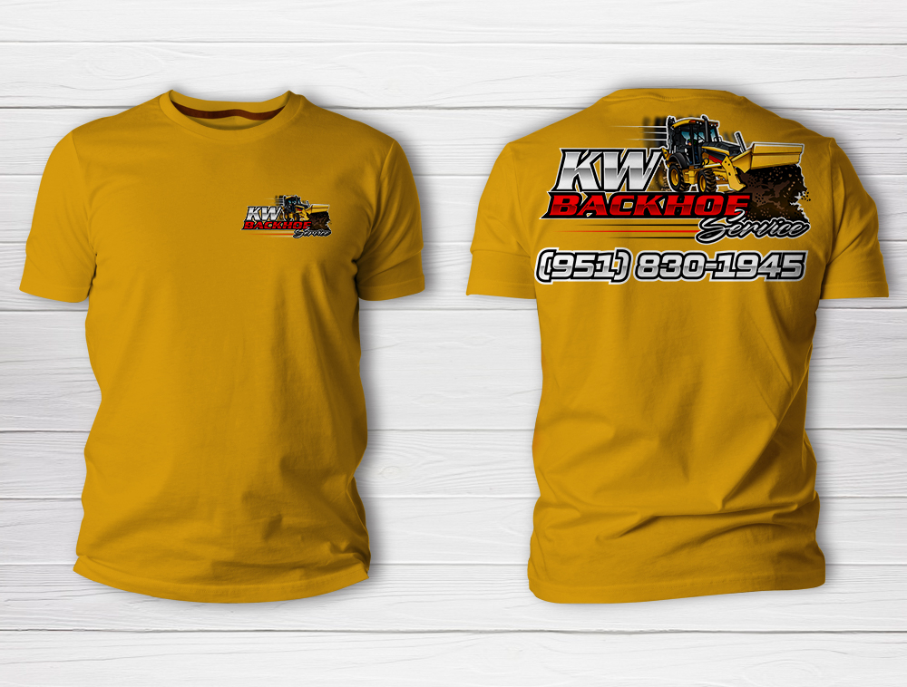 KW Backhoe Service logo design by Niqnish