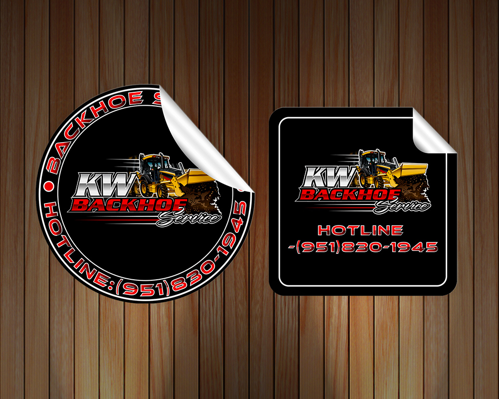 KW Backhoe Service logo design by MastersDesigns