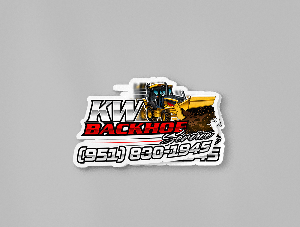 KW Backhoe Service logo design by Niqnish