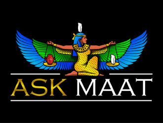 Ask Maat logo design by MAXR