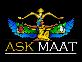 Ask Maat logo design by MAXR