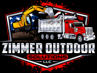 Zimmer outdoor solutions llc logo design by LucidSketch