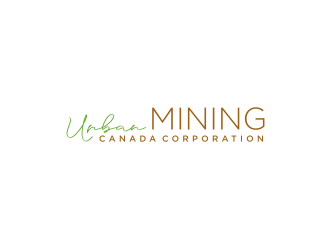 Urban Mining Canada Corporation logo design by bricton