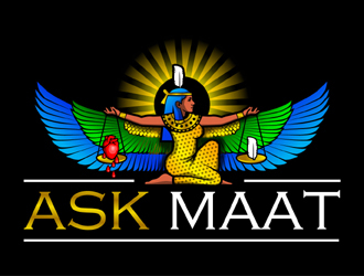 Ask Maat logo design by MAXR