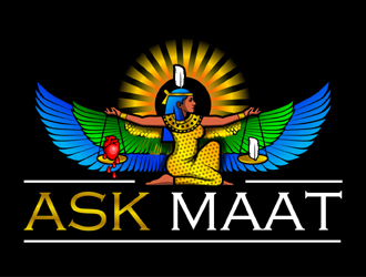 Ask Maat logo design by MAXR