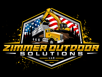 Zimmer outdoor solutions llc logo design by scriotx