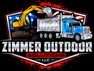 Zimmer outdoor solutions llc logo design by LucidSketch