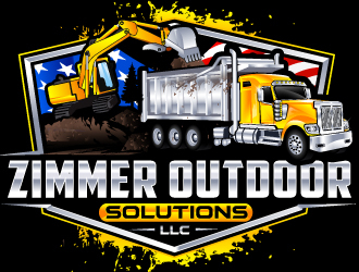 Zimmer outdoor solutions llc logo design by LucidSketch