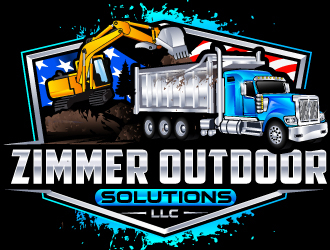 Zimmer outdoor solutions llc logo design by LucidSketch