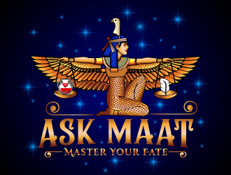 Ask Maat logo design by LucidSketch