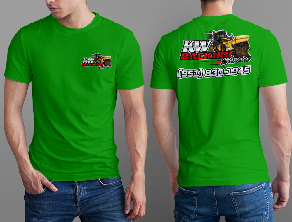 KW Backhoe Service logo design by Niqnish