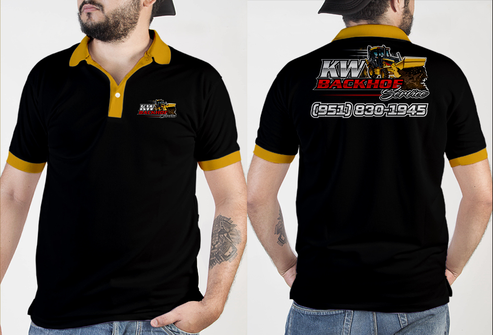 KW Backhoe Service logo design by Niqnish