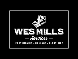 WES MILLS SERVICES logo design by rizuki