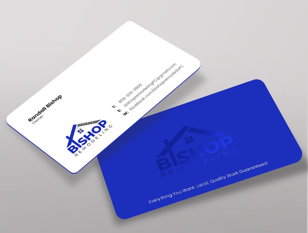 BISHOP REMODELING logo design by Niqnish