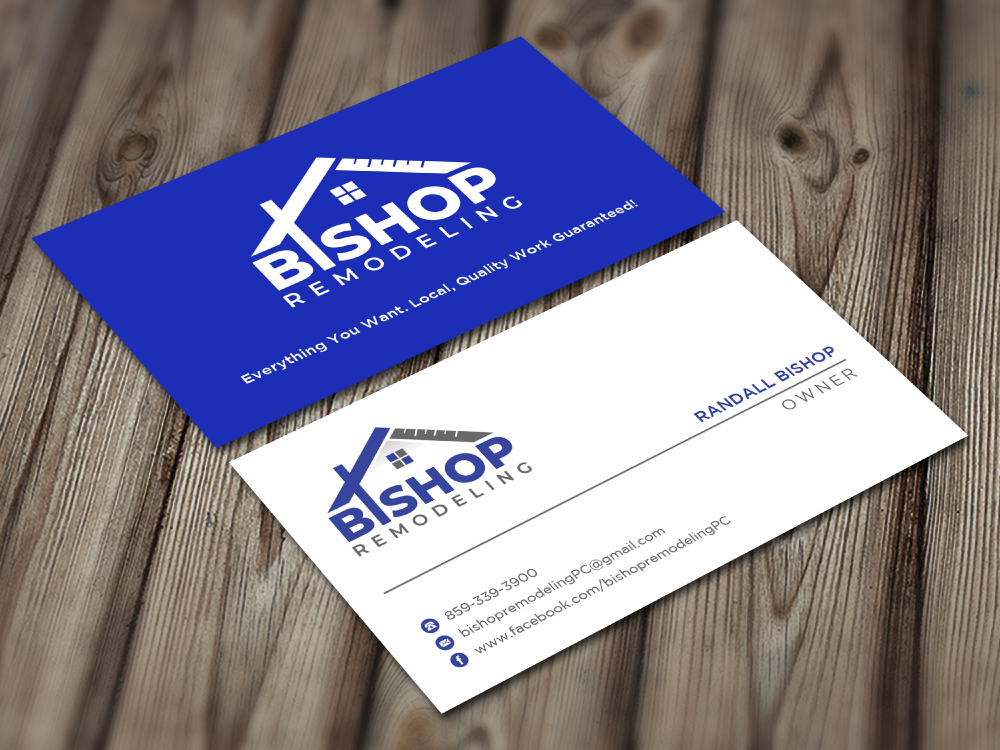 BISHOP REMODELING logo design by labo