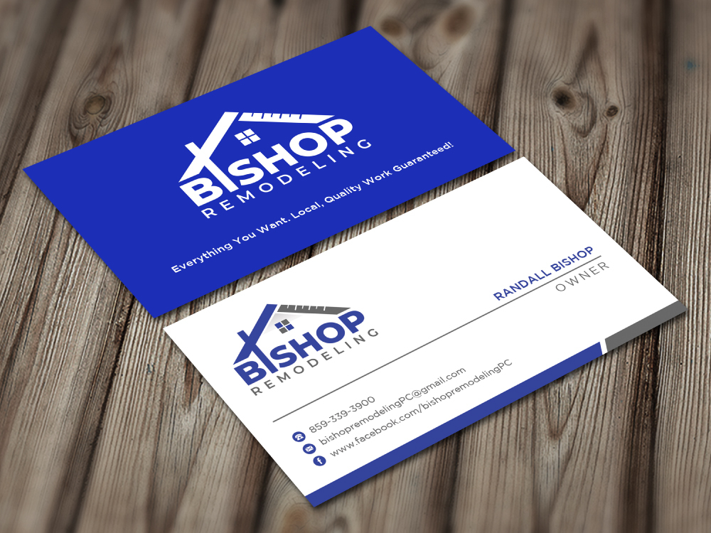 BISHOP REMODELING logo design by labo