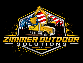 Zimmer outdoor solutions llc logo design by scriotx