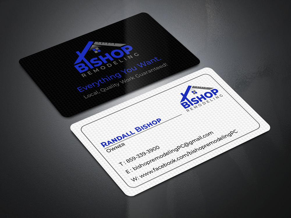 BISHOP REMODELING logo design by Gelotine