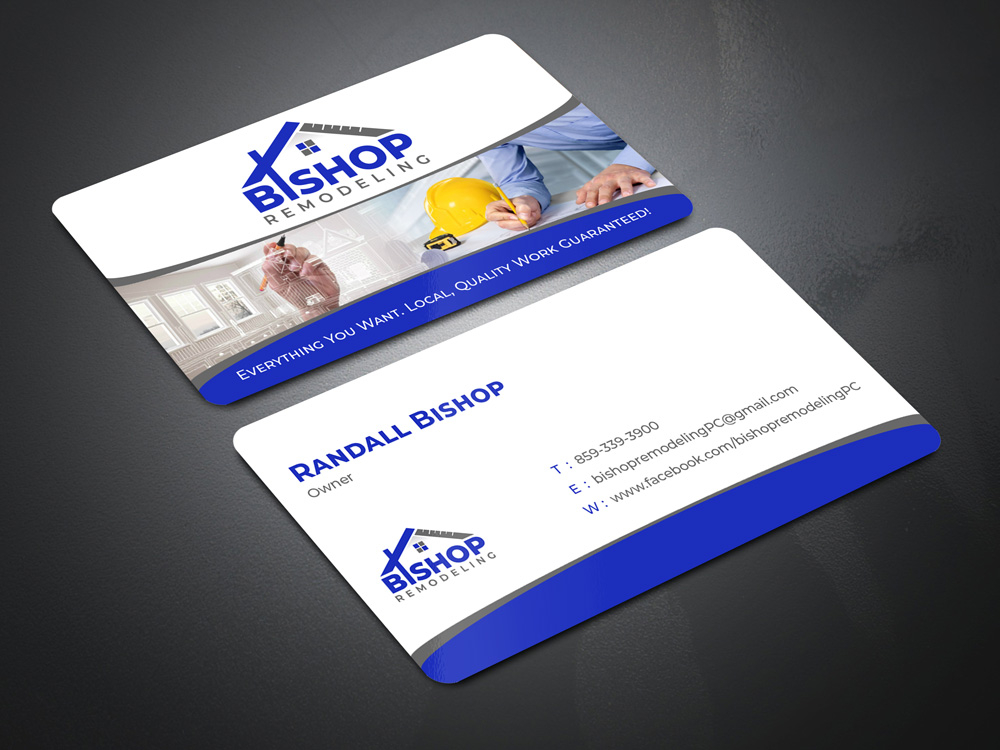 BISHOP REMODELING logo design by Gelotine