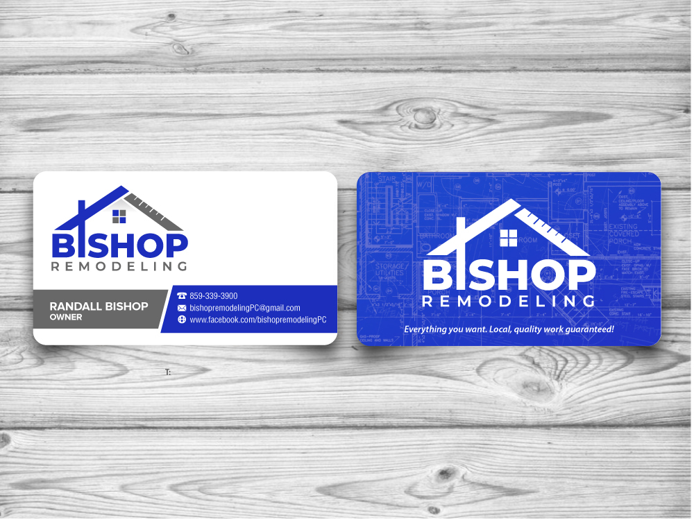 BISHOP REMODELING logo design by jaize