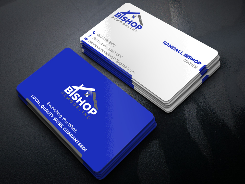 BISHOP REMODELING logo design by Gelotine