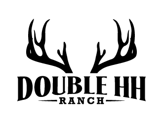 Double HH Ranch logo design - 48hourslogo.com