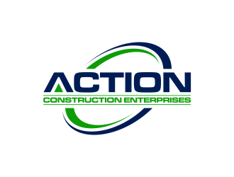 Action Construction Enterprises logo design by GassPoll