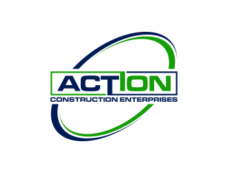 Action Construction Enterprises logo design by aflah